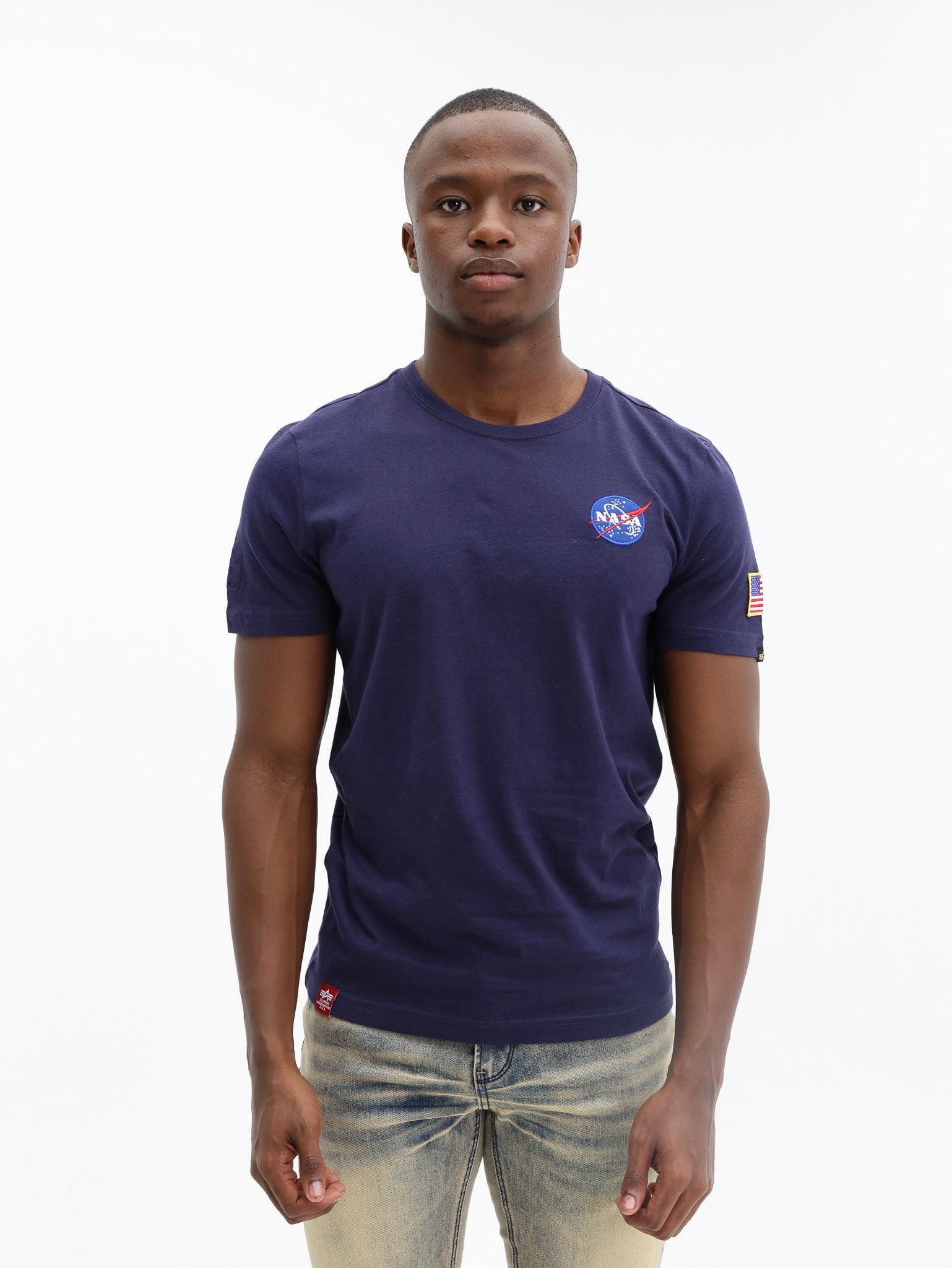 Alpha T-Shirt Nasa Apollo Navy